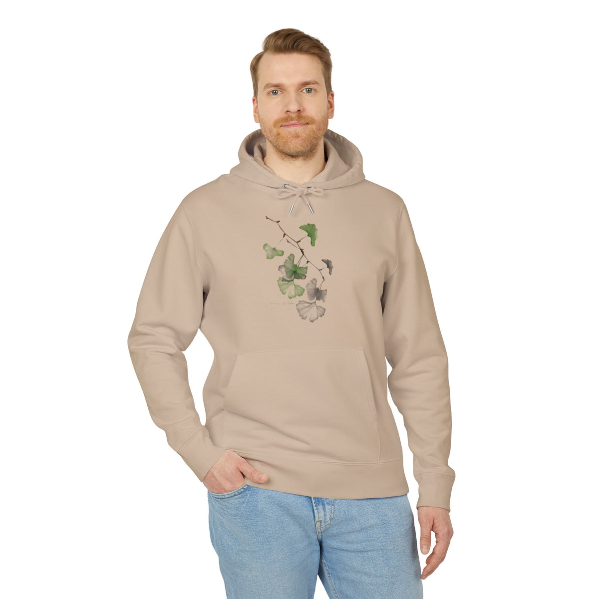 Ginkgo Biloba Sweatshirt 100% Organic Cotton
