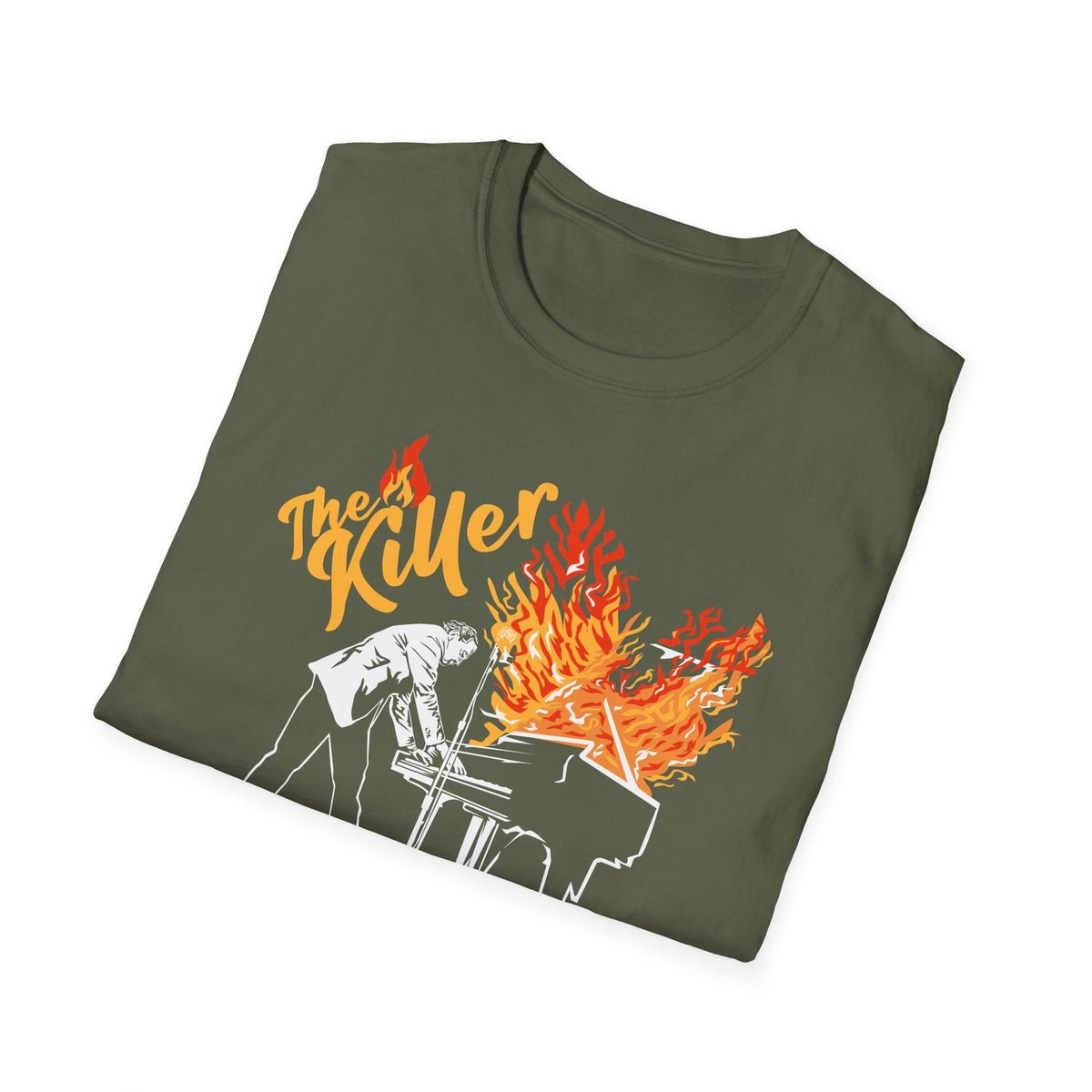 Jerry Lee Lewis "The Killer" the legend .Unisex T-Shirt | Vintage Rock 'n' Roll