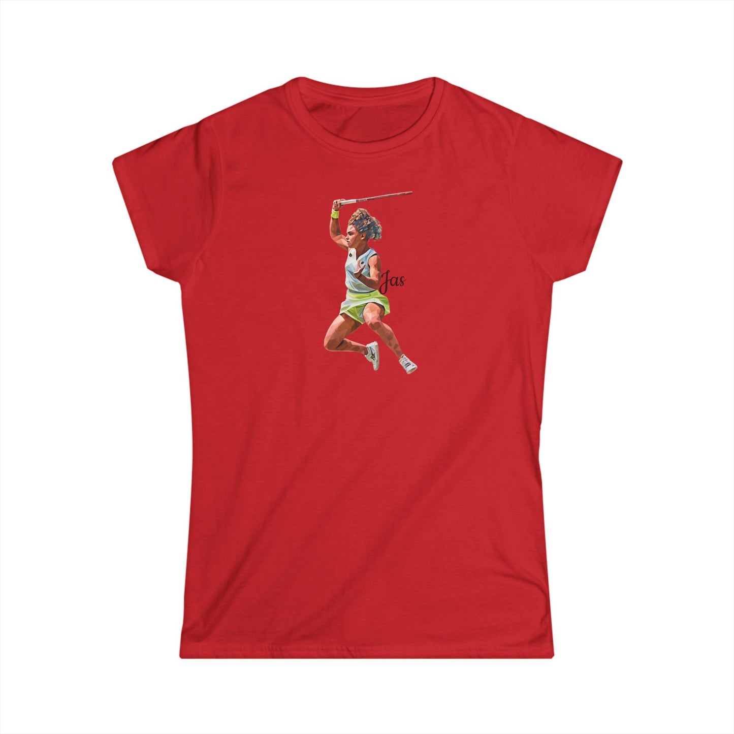 Jasmine Paolini "JAS" Donna - T-shirt per Fan di Tennis - Abbigliamento Sportivo Femminile