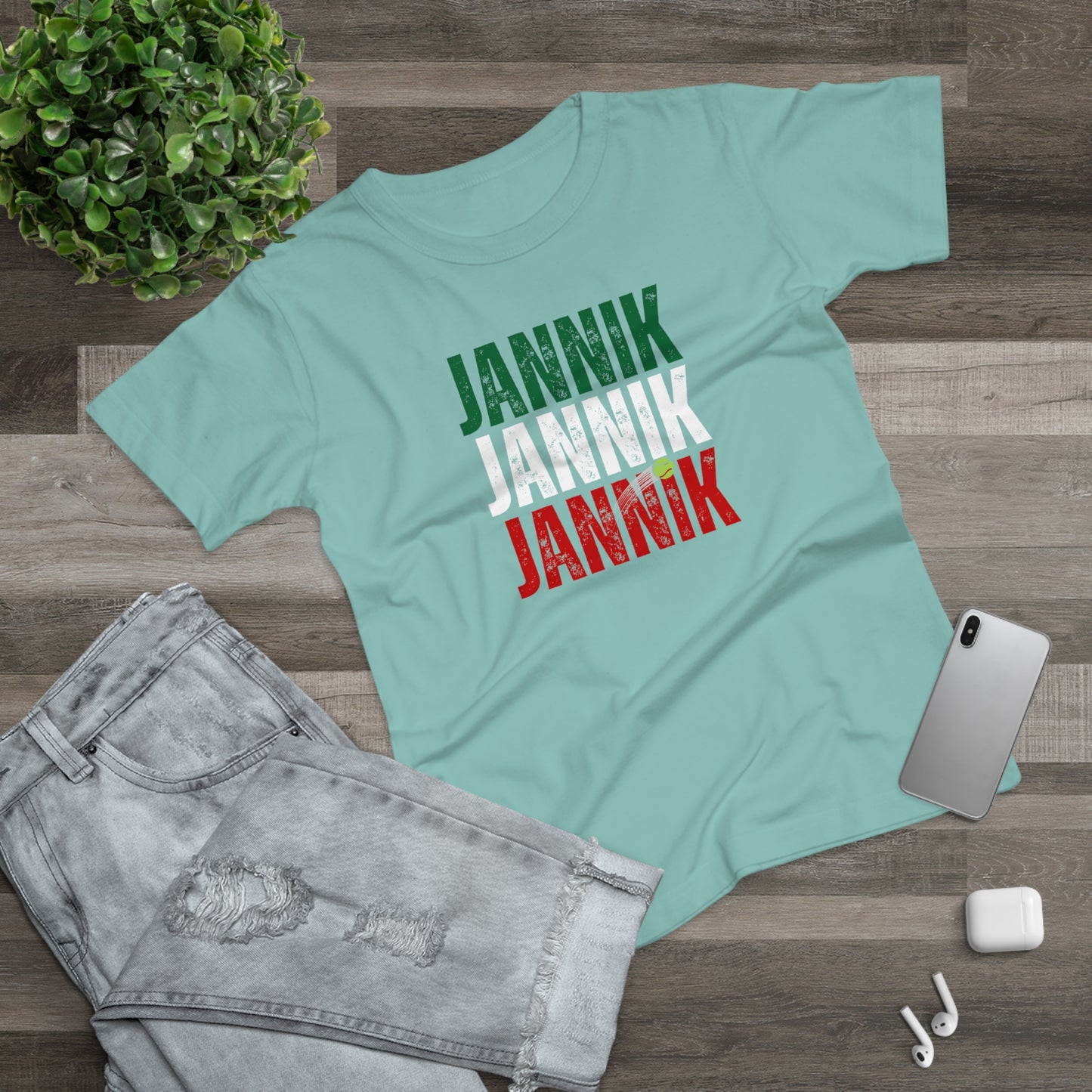 Donna - Jannik Tricolore - T-shirt omaggio a Jannik Sinner