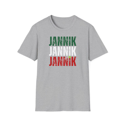 Jannik Tricolore - T-shirt Omaggio a Sinner