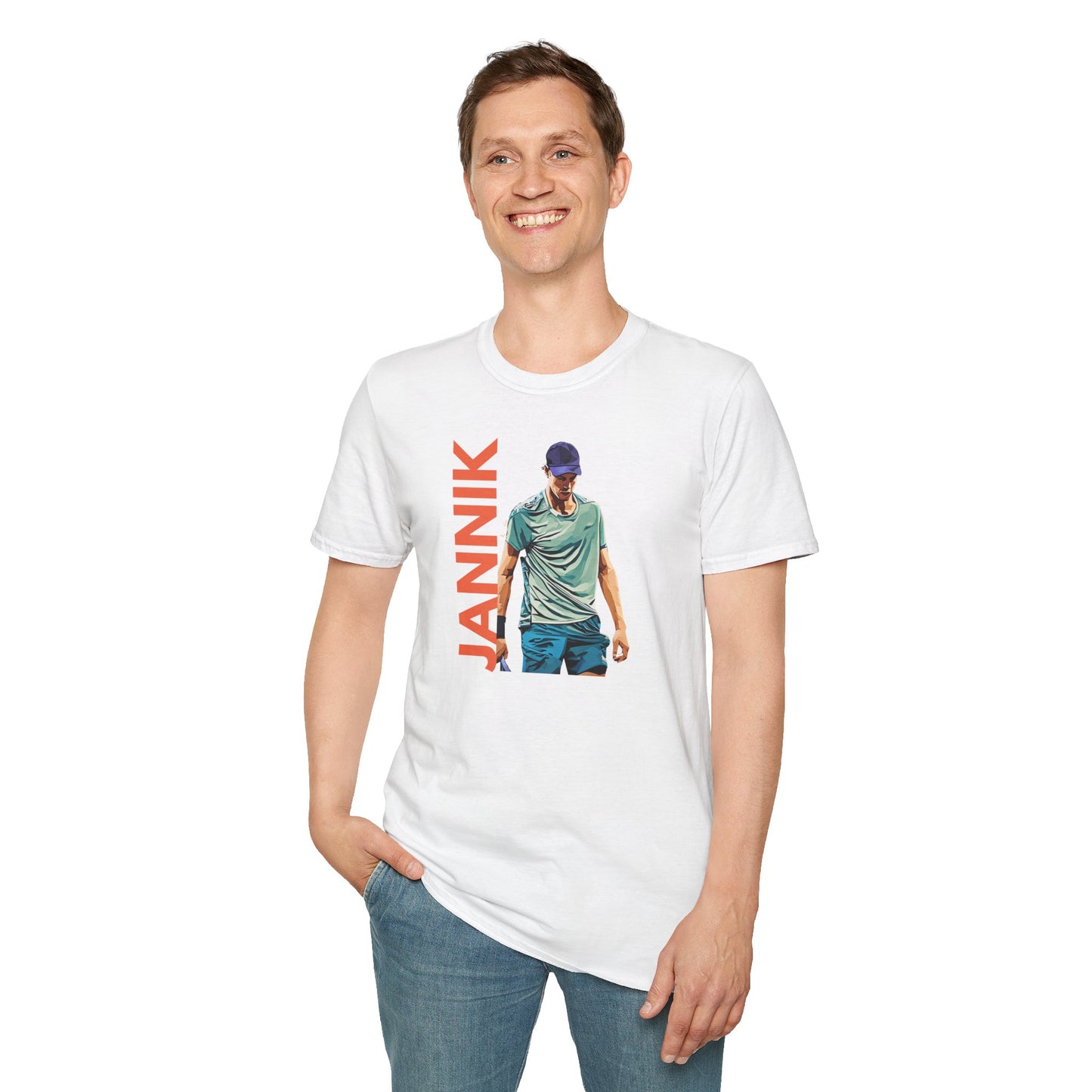 Jannik Sinner freeze celebration Unisex T-Shirt