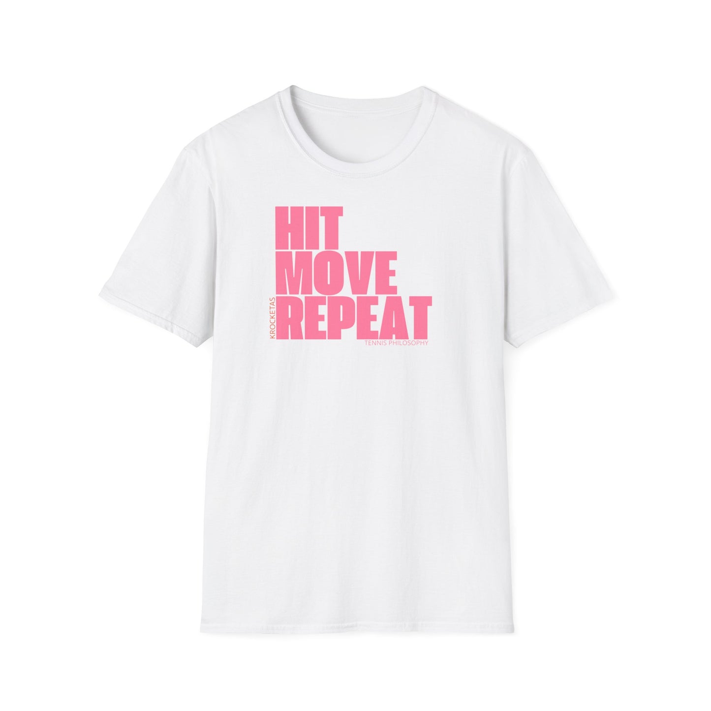 Hit Move Repeat - Tennis Philosophy Unisex T-shirt