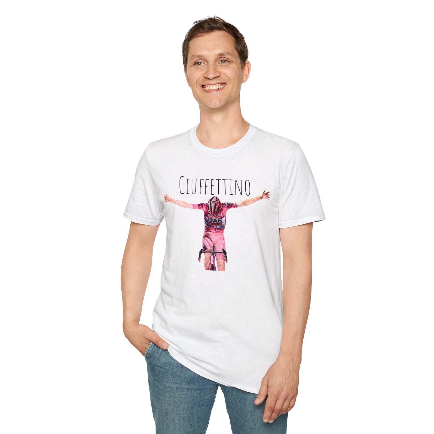 T-shirt Ciuffettino - Omaggio a Pogacar al giro d'Italia | T-shirt Ciclismo