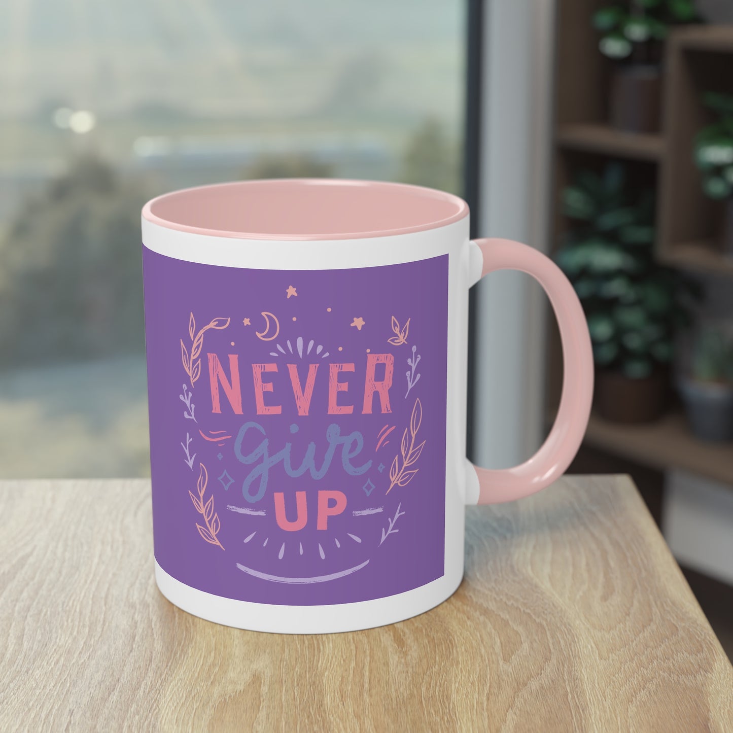 Never Give Up Mug