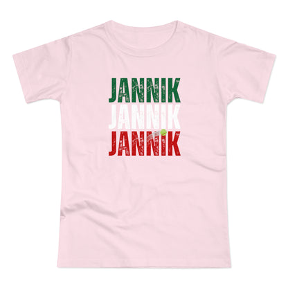 Donna - Jannik Tricolore - T-shirt omaggio a Jannik Sinner