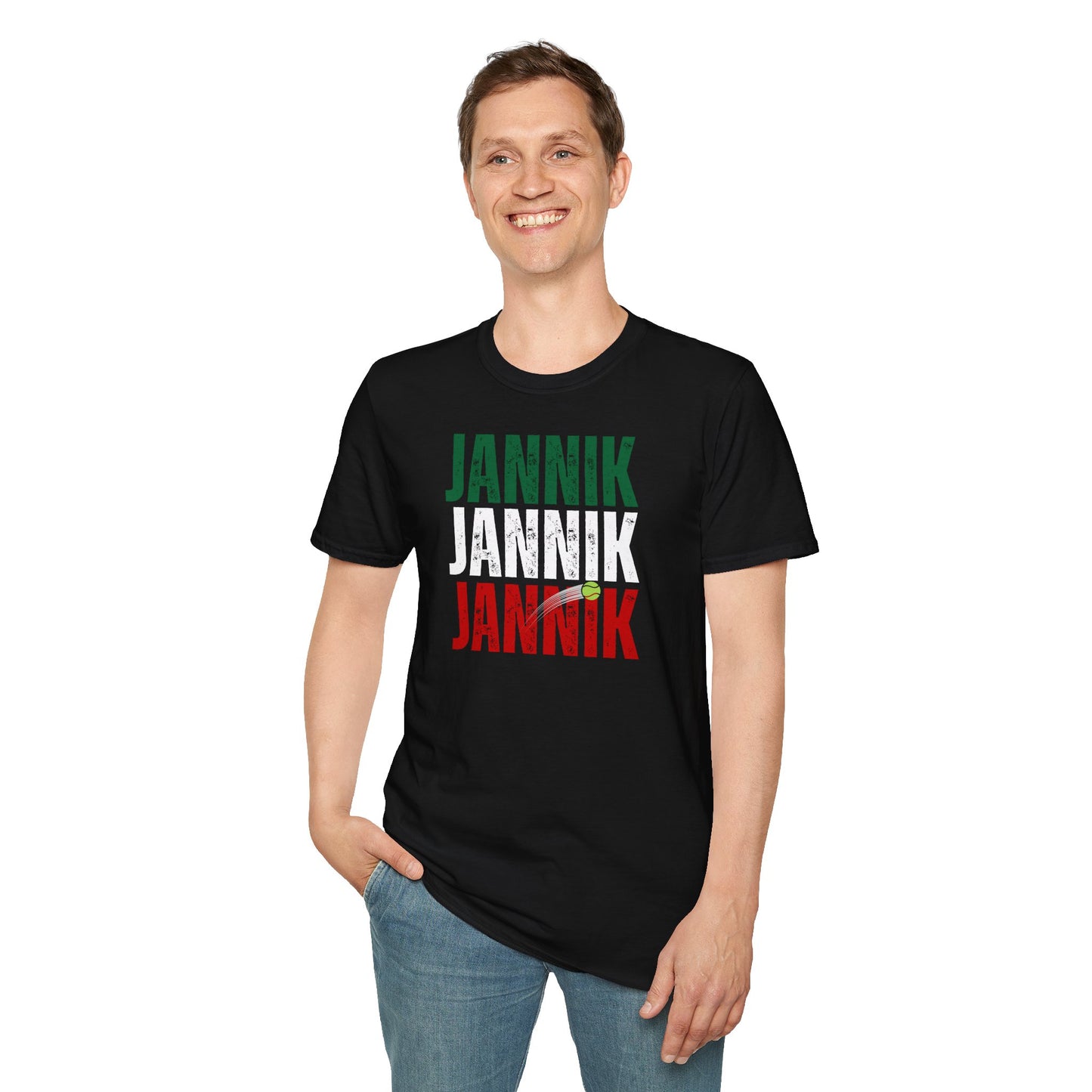 Jannik Tricolore - T-shirt Omaggio a Sinner