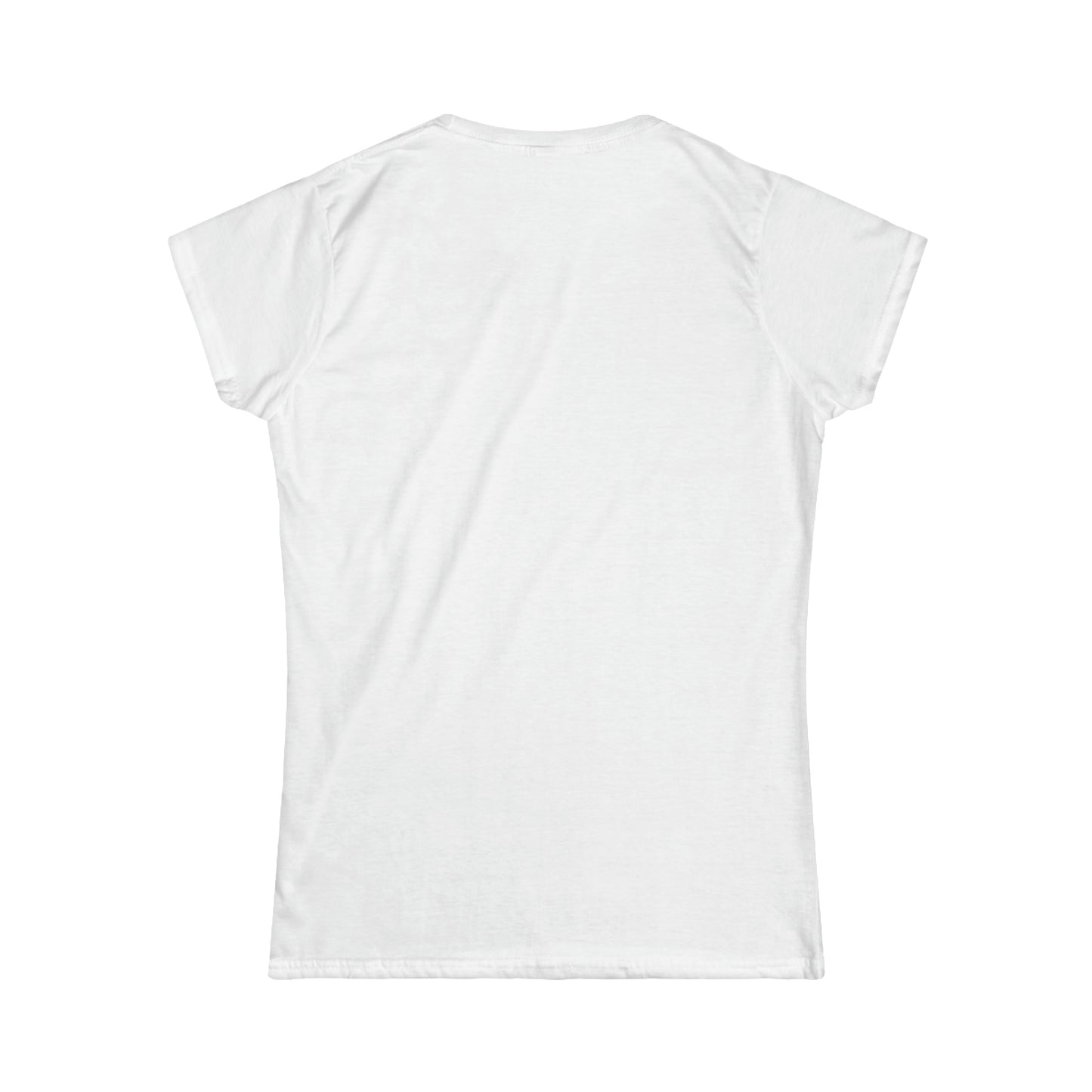 100% Off Woman White Print T-shirt