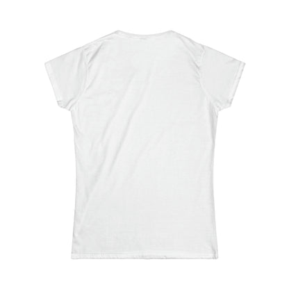 100% Off Woman White Print T-shirt