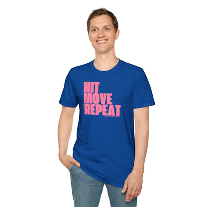 Hit Move Repeat - Tennis Philosophy Unisex T-shirt