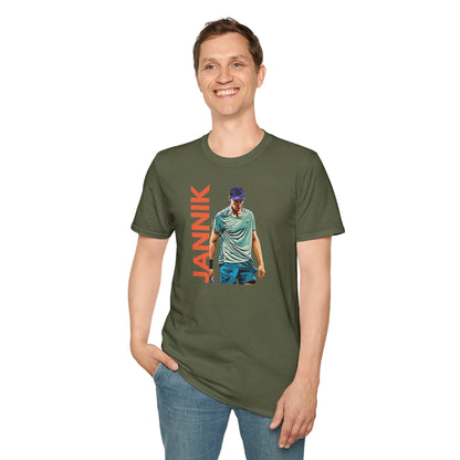 Jannik Sinner freeze celebration Unisex T-Shirt