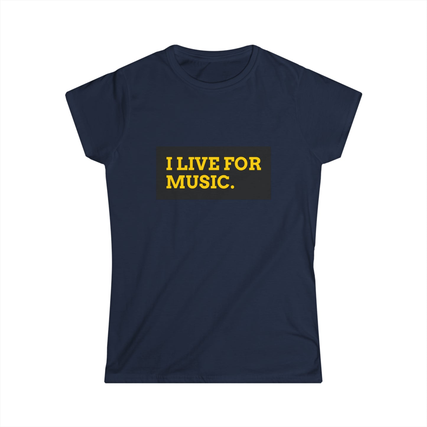 T- shirt da donna "I Live for Music"