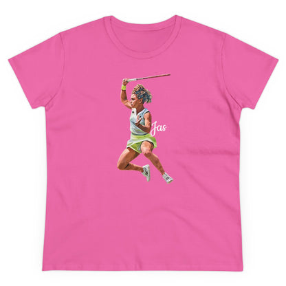 Jasmine Paolini "JAS" Donna - T-shirt per Fan di Tennis - Abbigliamento Sportivo Femminile