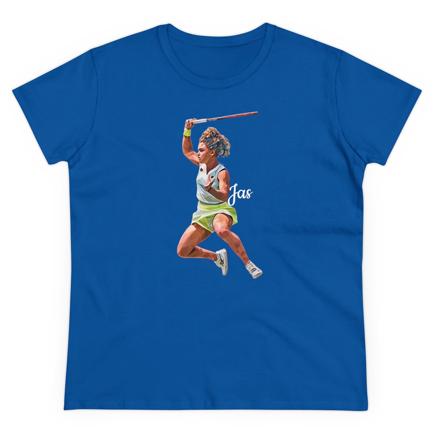 Jasmine Paolini "JAS" Donna - T-shirt per Fan di Tennis - Abbigliamento Sportivo Femminile