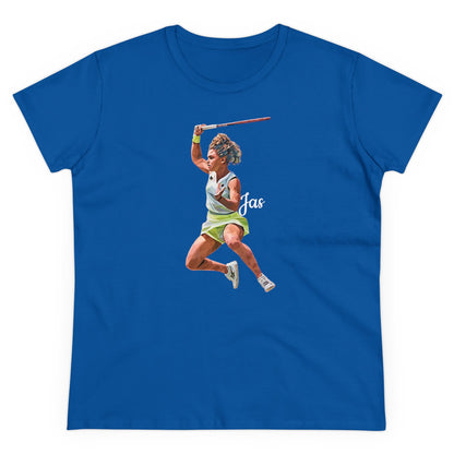 Jasmine Paolini "JAS" Donna - T-shirt per Fan di Tennis - Abbigliamento Sportivo Femminile