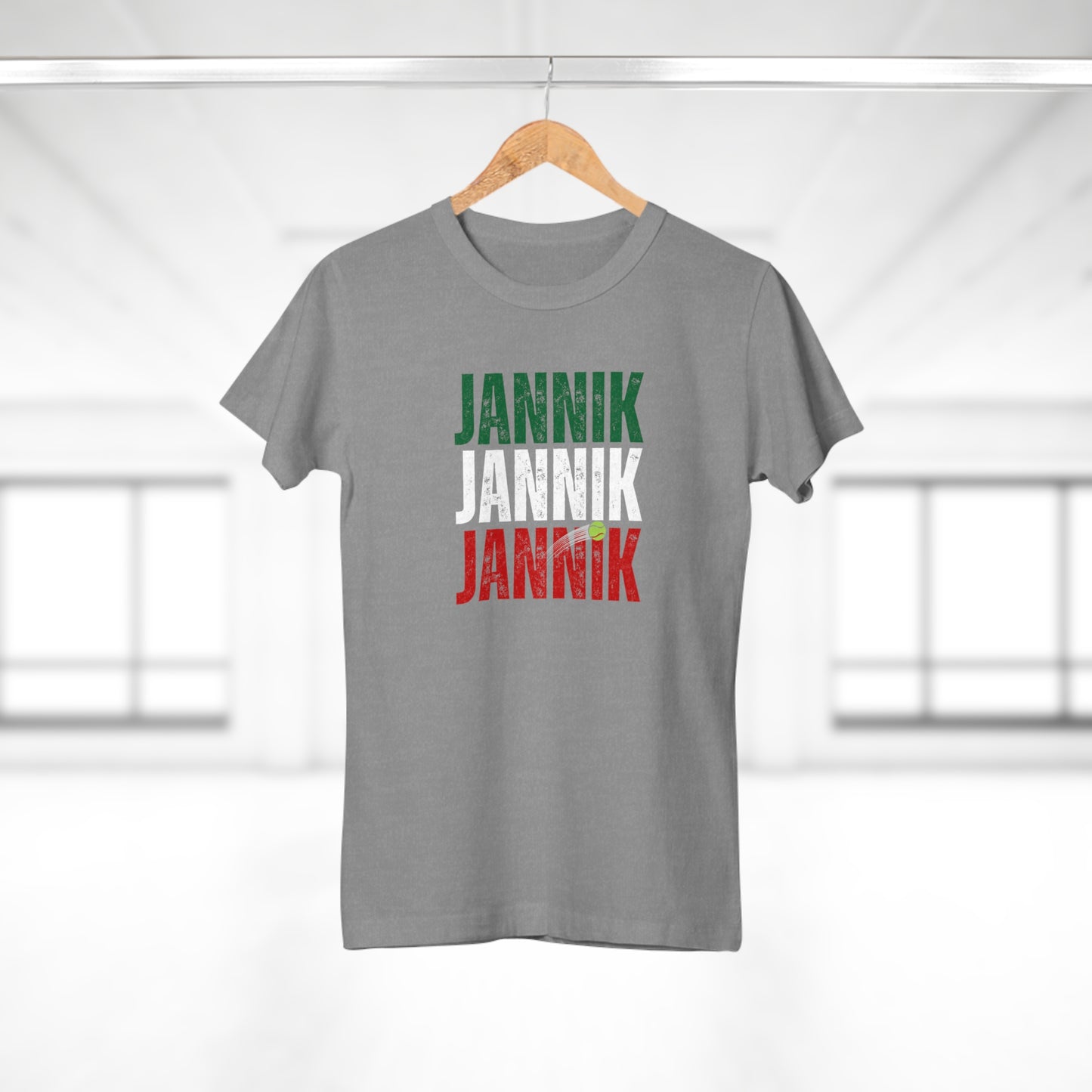 Donna - Jannik Tricolore - T-shirt omaggio a Jannik Sinner