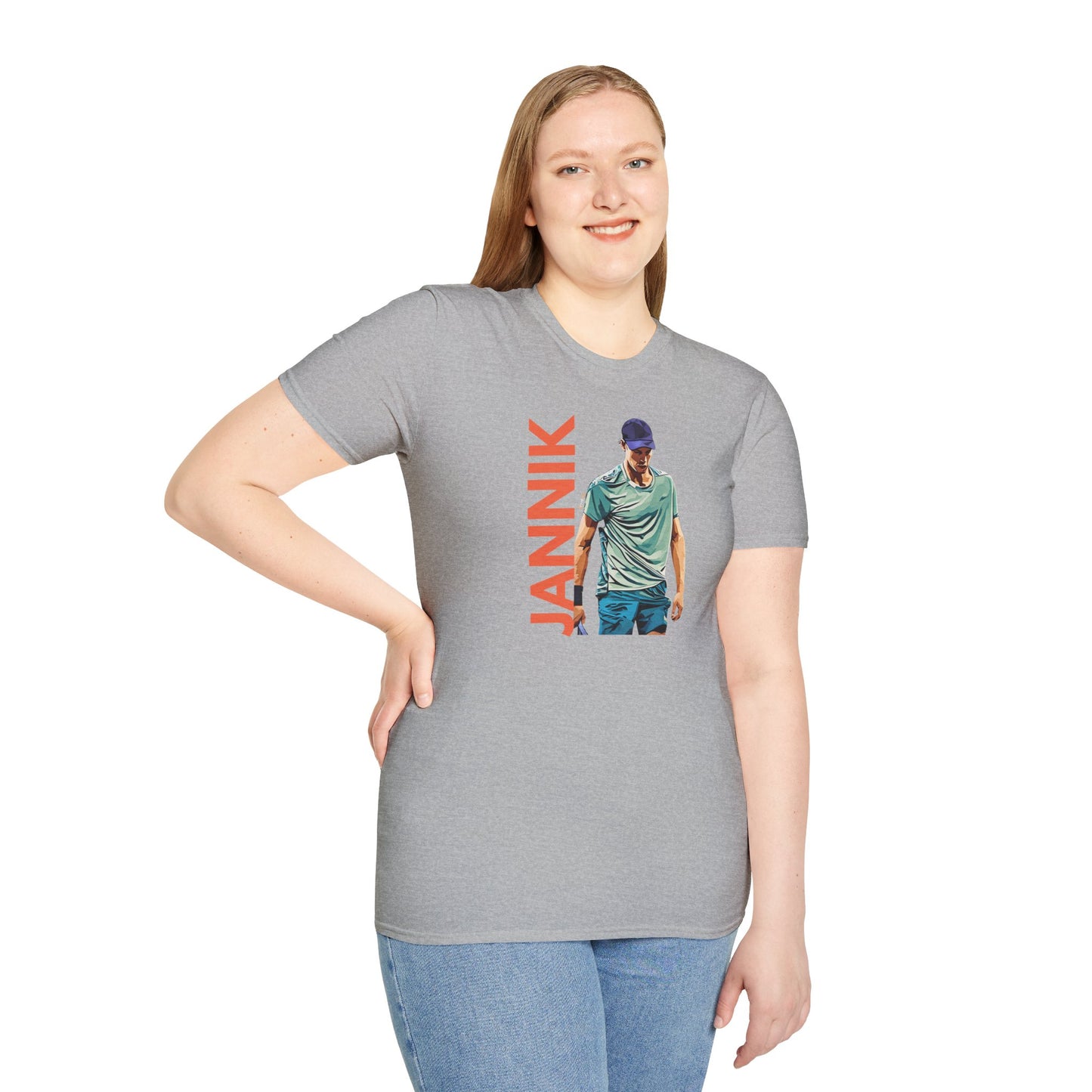 Jannik Sinner freeze celebration Unisex T-Shirt