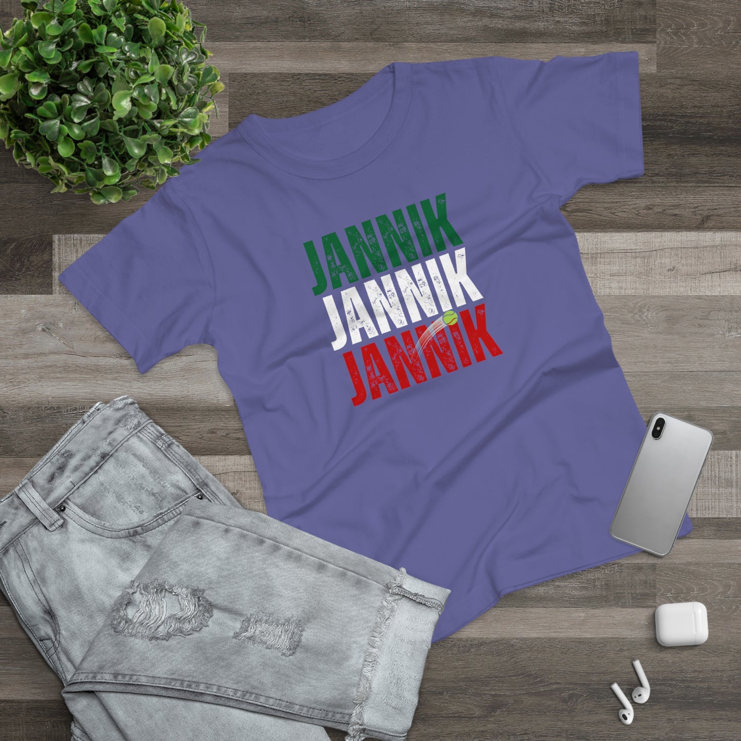 Donna - Jannik Tricolore - T-shirt omaggio a Jannik Sinner