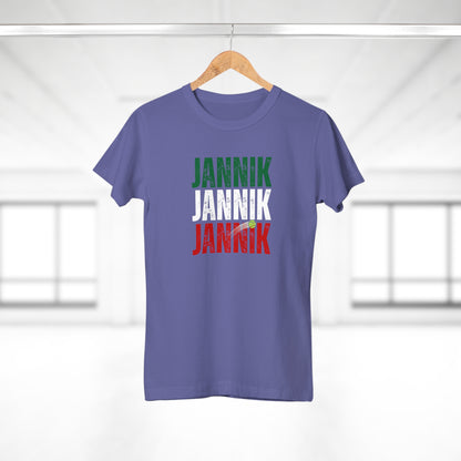 Donna - Jannik Tricolore - T-shirt omaggio a Jannik Sinner