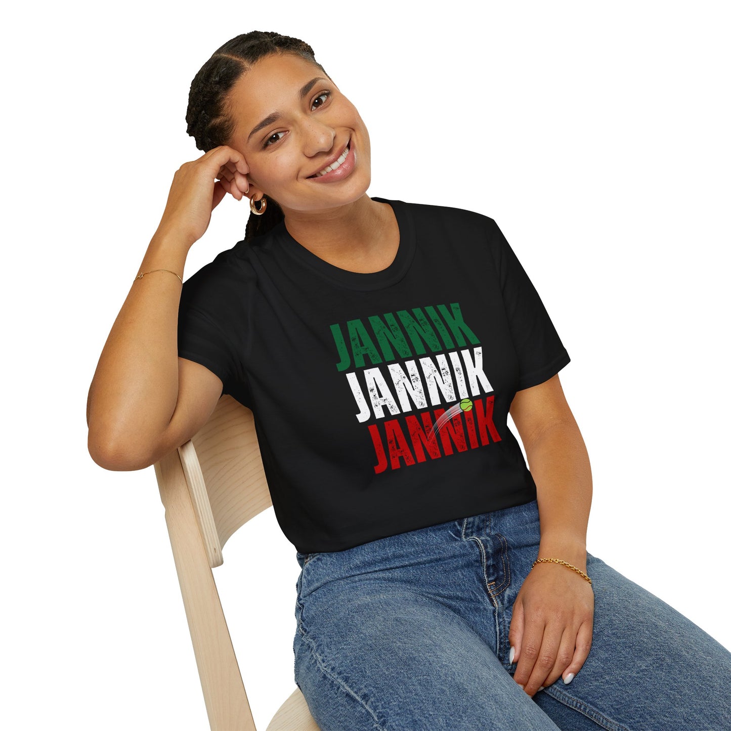 Jannik Tricolore - T-shirt Omaggio a Sinner