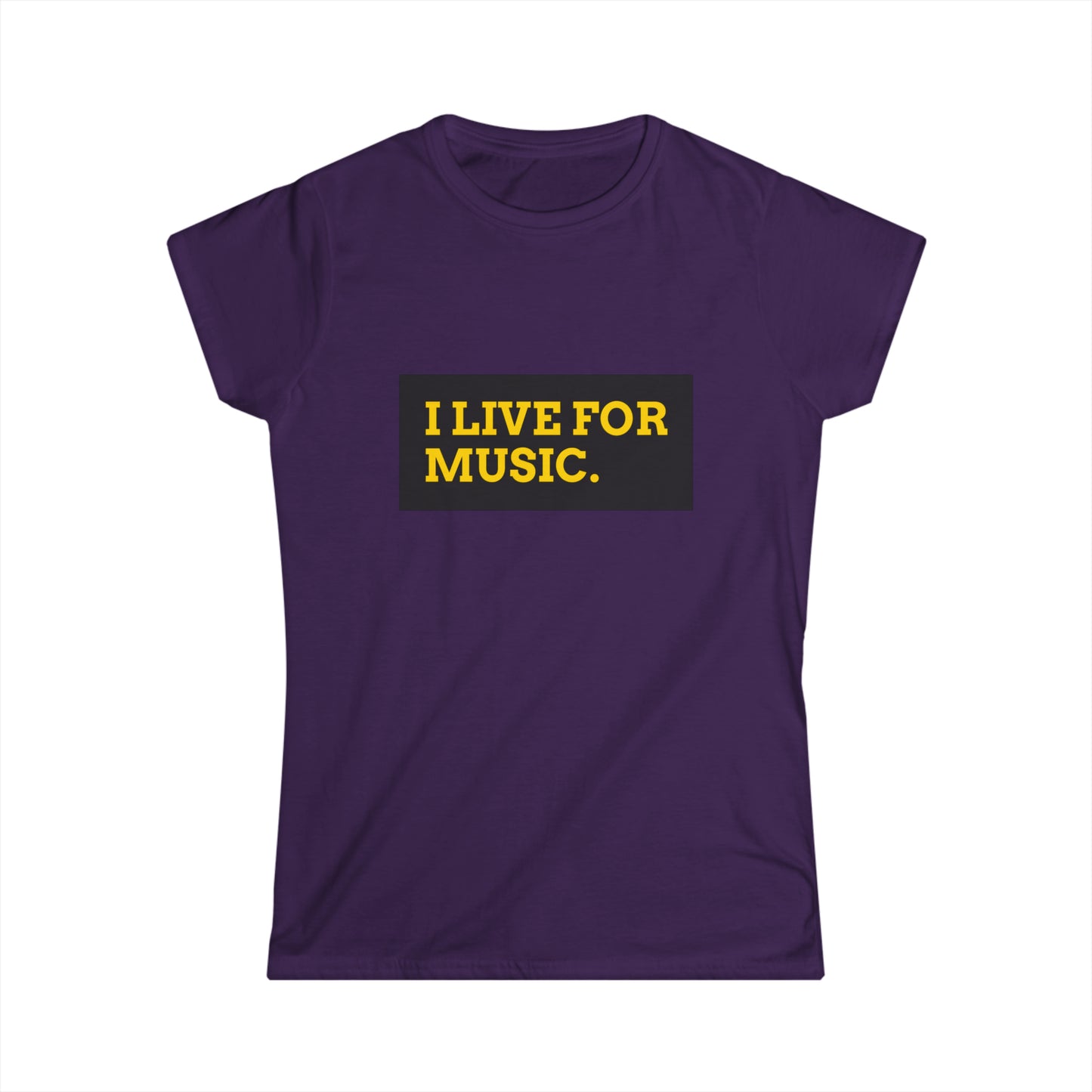 T- shirt da donna "I Live for Music"