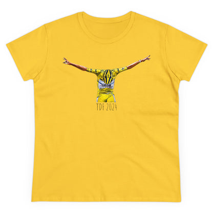 Leggenda del ciclismo Tadej Pogacar vincitore  al Tour de France - Woman midweight t-shirt