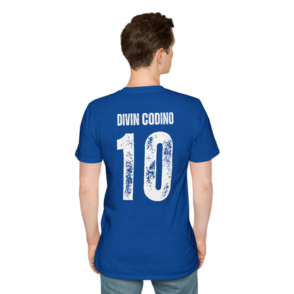 Roberto Baggio Divin Codino Unisex T-Shirt stampa Fronte retro