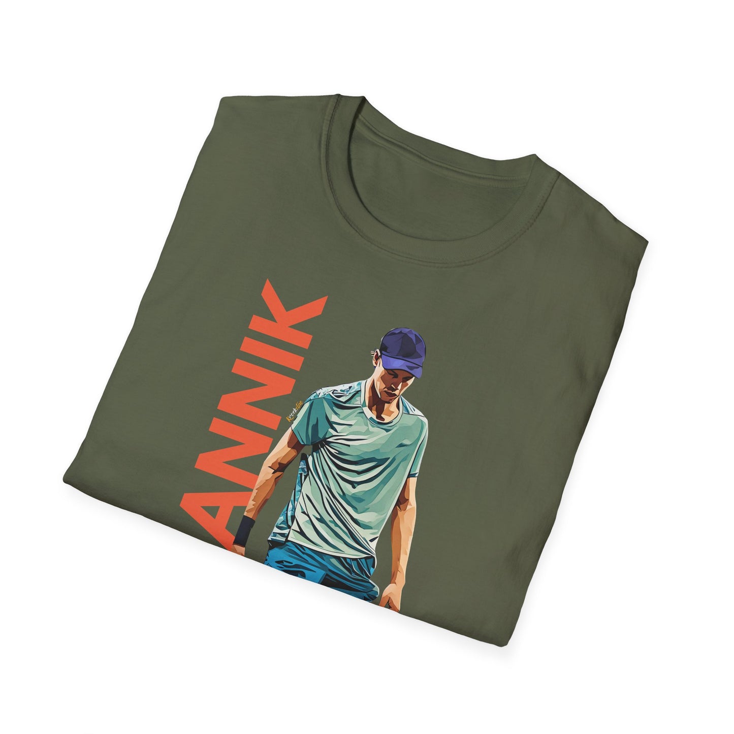 Jannik Sinner freeze celebration Unisex T-Shirt