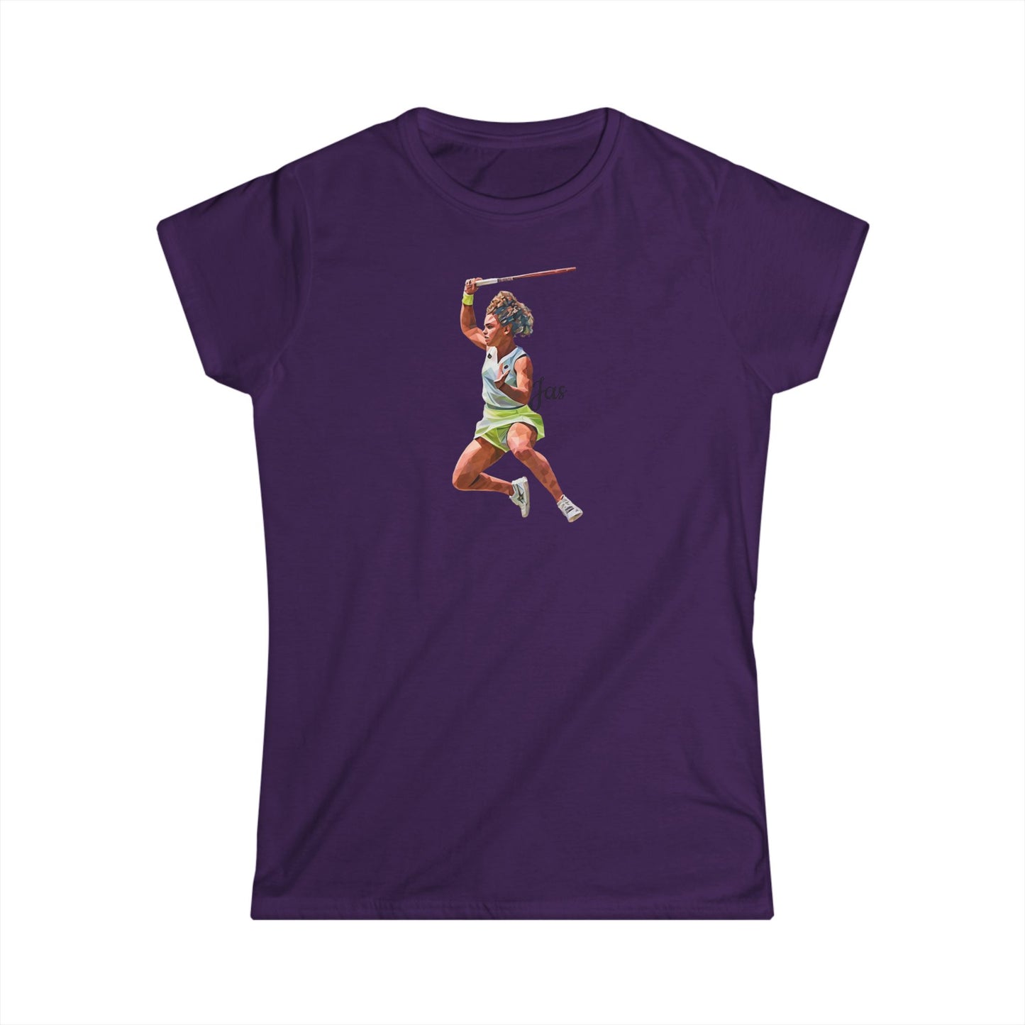 Jasmine Paolini "JAS" Donna - T-shirt per Fan di Tennis - Abbigliamento Sportivo Femminile