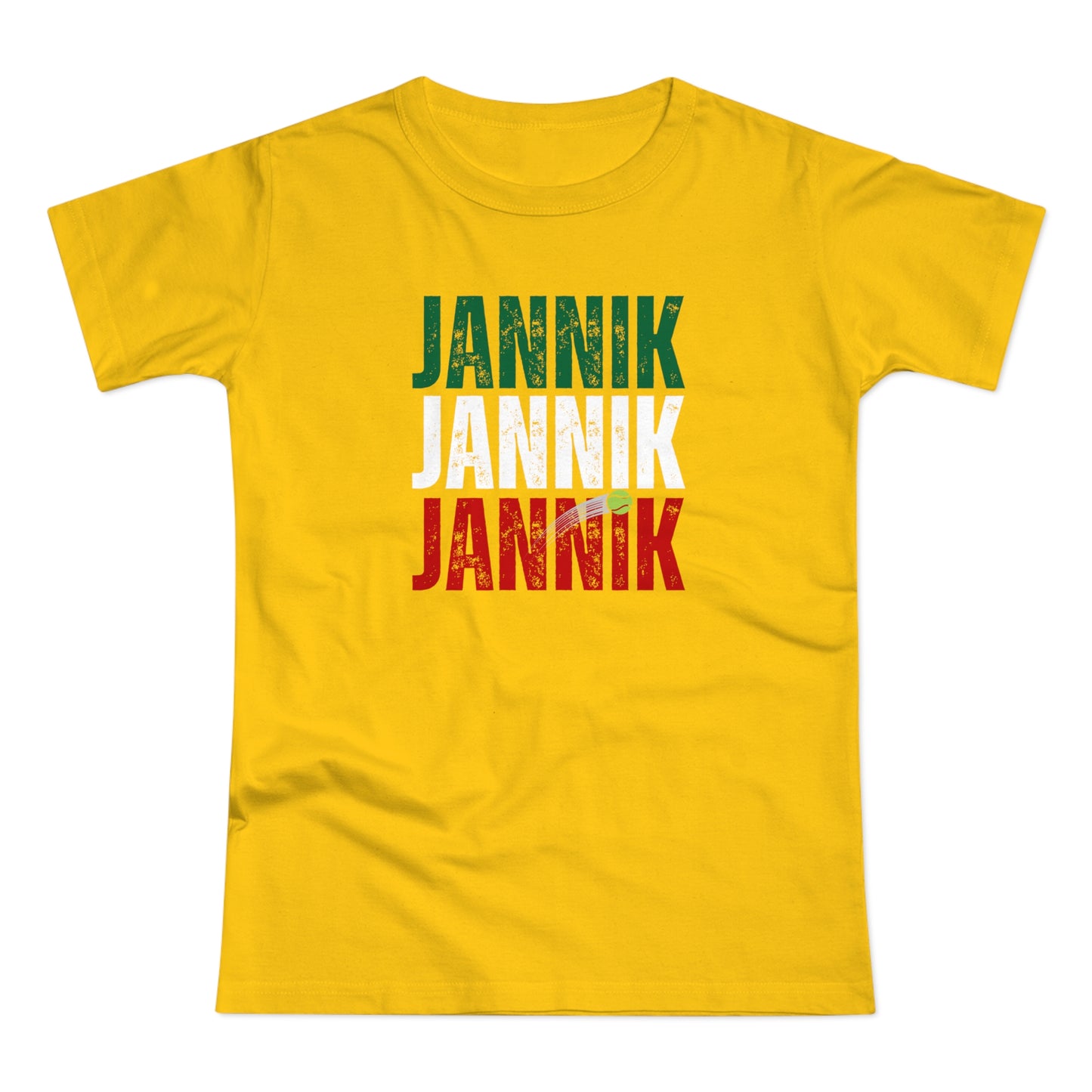 Donna - Jannik Tricolore - T-shirt omaggio a Jannik Sinner