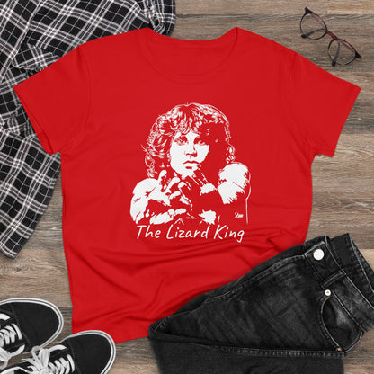 The Lizard King- Jim Morrison - Women art t-shirt