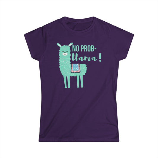 No PROB-llama donna T-shirt