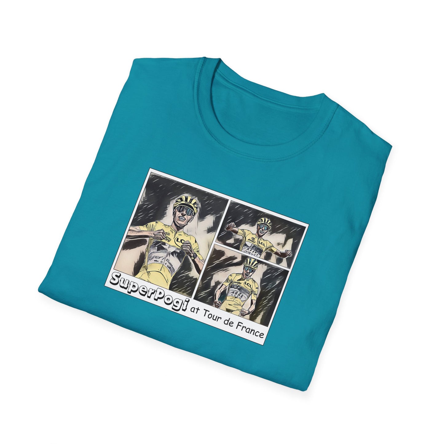 Tadej Pogacar al Tour de France - Fumetto Vintage Unisex T-shirt