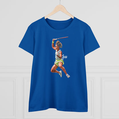 Jasmine Paolini "JAS" Donna - T-shirt per Fan di Tennis - Abbigliamento Sportivo Femminile