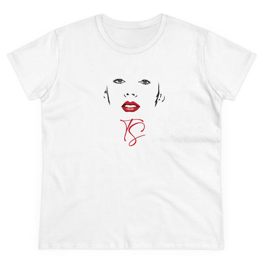 T-shirt da Donna con Illustrazione di Taylor Swift - Design Esclusivo dell'Artista Italiano 2M