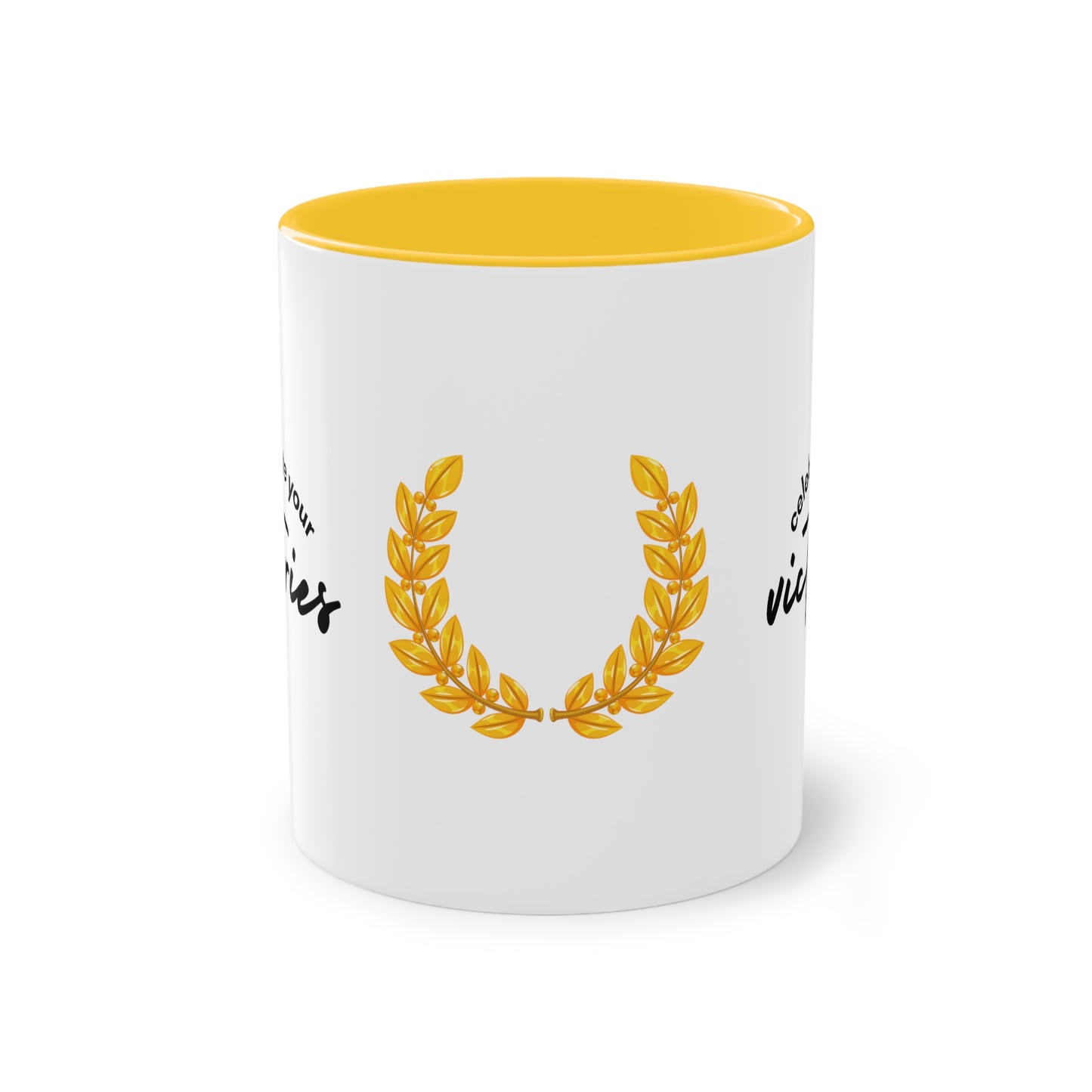 Two-Tone Celebrate Your Victories  Mug