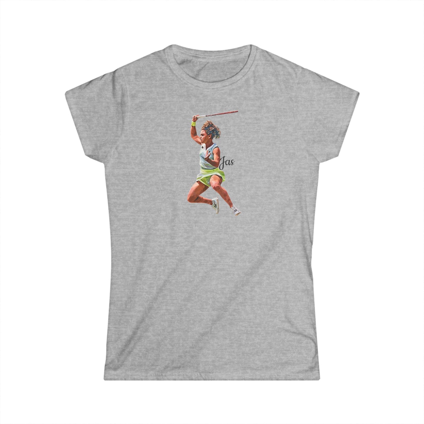 Jasmine Paolini "JAS" Donna - T-shirt per Fan di Tennis - Abbigliamento Sportivo Femminile