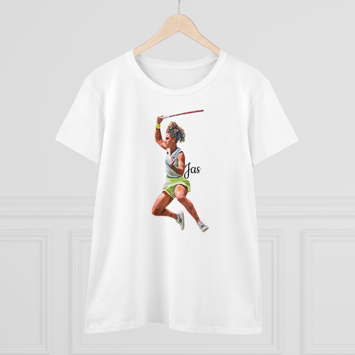 Jasmine Paolini "JAS" Donna - T-shirt per Fan di Tennis - Abbigliamento Sportivo Femminile