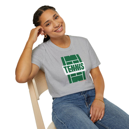 Tennis GRASS court - Unisex T-shirt