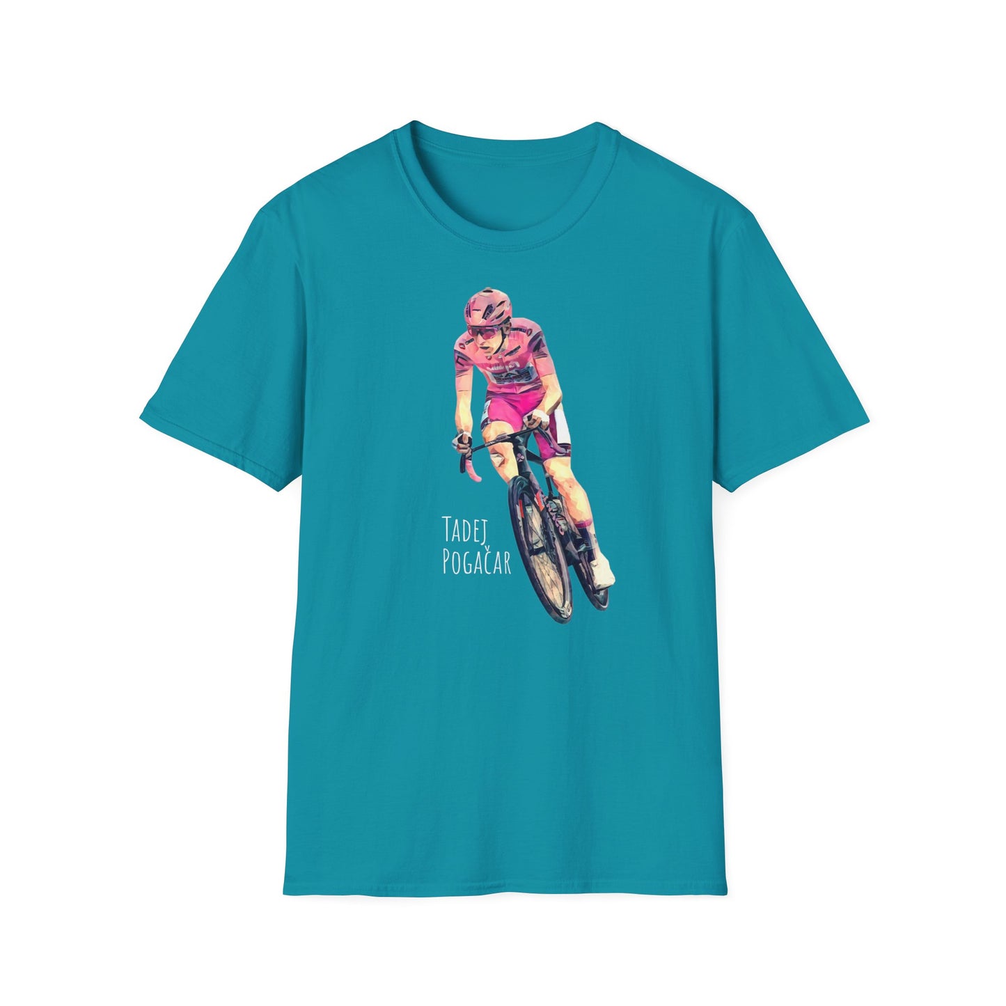 Tadej Pogacar in maglia rosa - Unisex T-shirt | appassionati di ciclismo