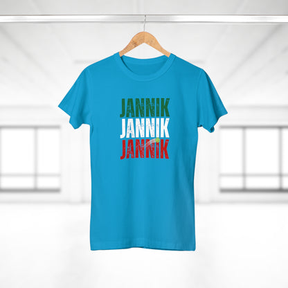 Donna - Jannik Tricolore - T-shirt omaggio a Jannik Sinner