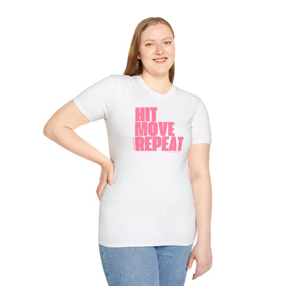 Hit Move Repeat - Tennis Philosophy Unisex T-shirt