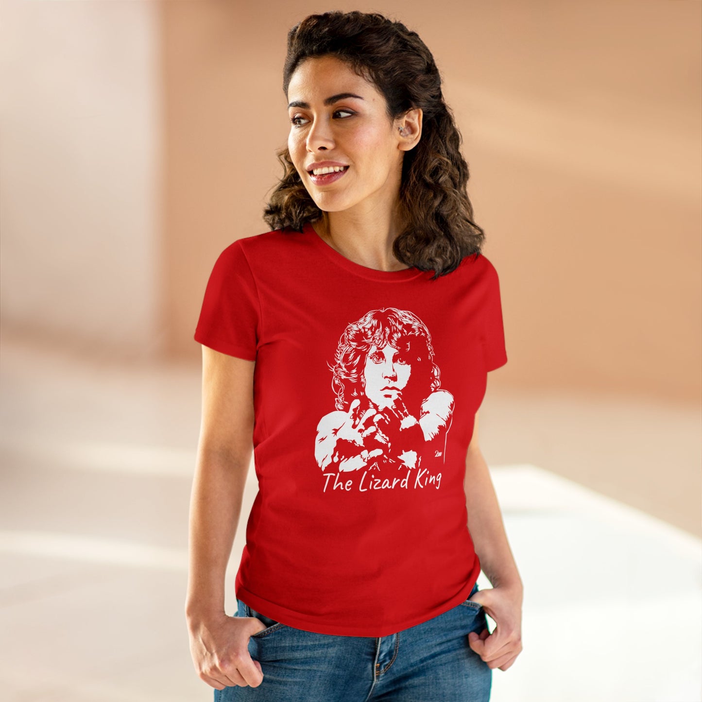 The Lizard King- Jim Morrison - Women art t-shirt