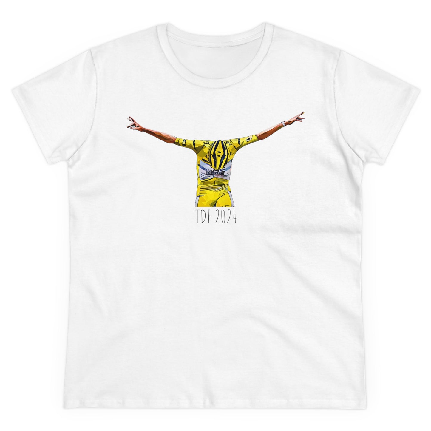 Leggenda del ciclismo Tadej Pogacar vincitore  al Tour de France - Woman midweight t-shirt