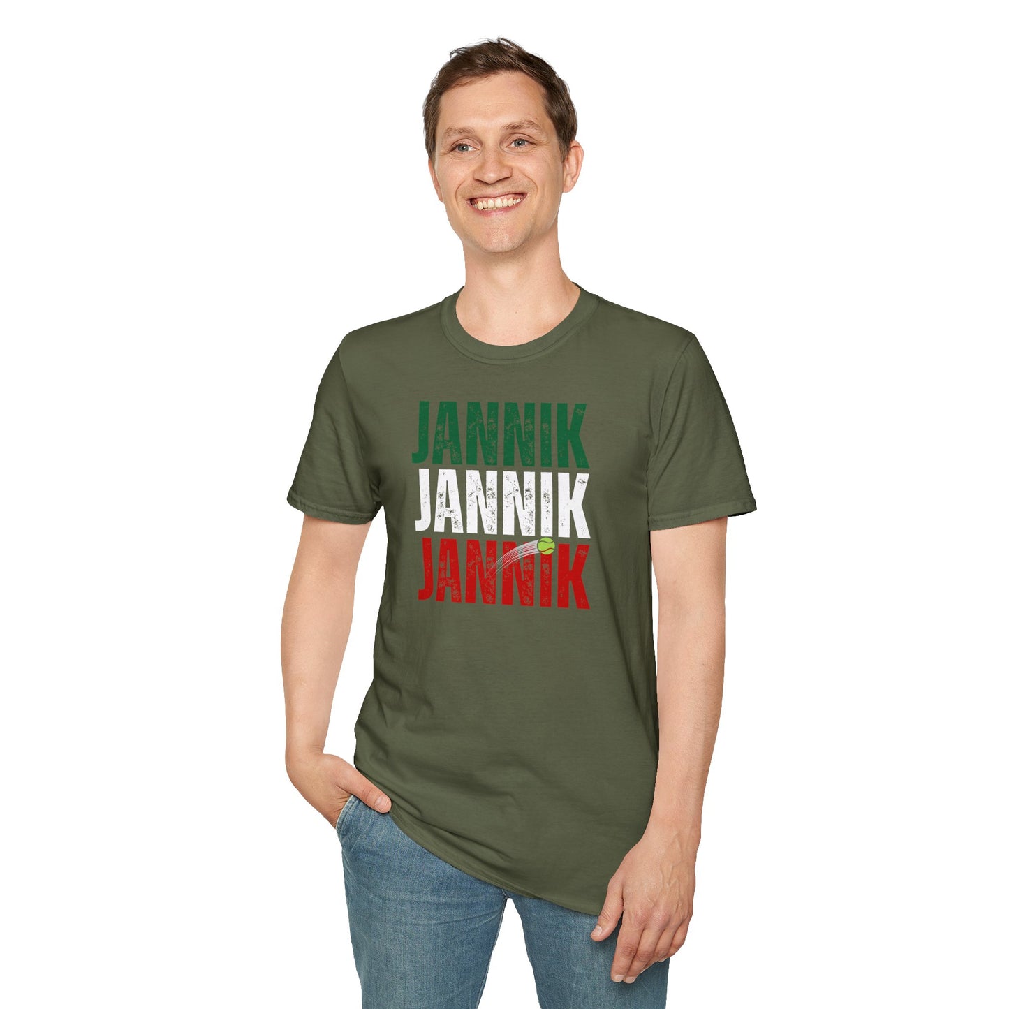 Jannik Tricolore - T-shirt Omaggio a Sinner