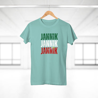 Donna - Jannik Tricolore - T-shirt omaggio a Jannik Sinner