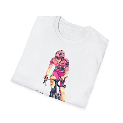 Tadej Pogacar in maglia rosa - Unisex T-shirt | appassionati di ciclismo