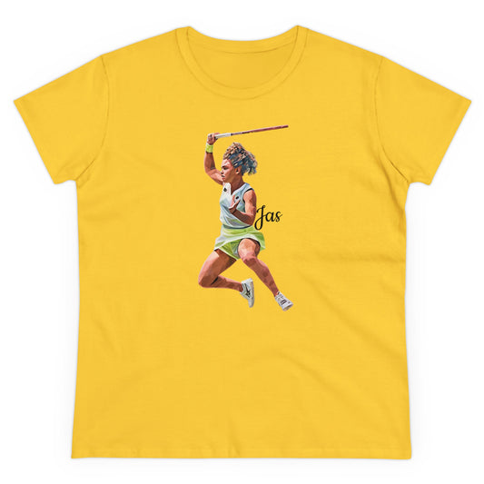 Jasmine Paolini "JAS" Donna - T-shirt per Fan di Tennis - Abbigliamento Sportivo Femminile