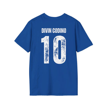 Roberto Baggio Divin Codino Unisex T-Shirt stampa Fronte retro