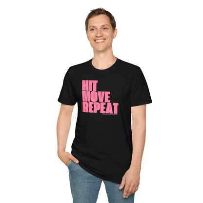 Hit Move Repeat - Tennis Philosophy Unisex T-shirt